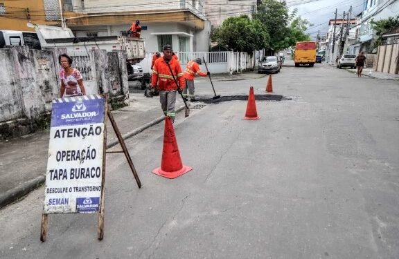 Salvador recebeu 50 mil toneladas de asfalto no 1º semestre